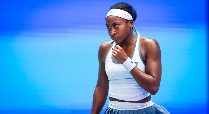 武网女单第三轮：张帅0-2高芙无缘八强，中国金花单打全部出局