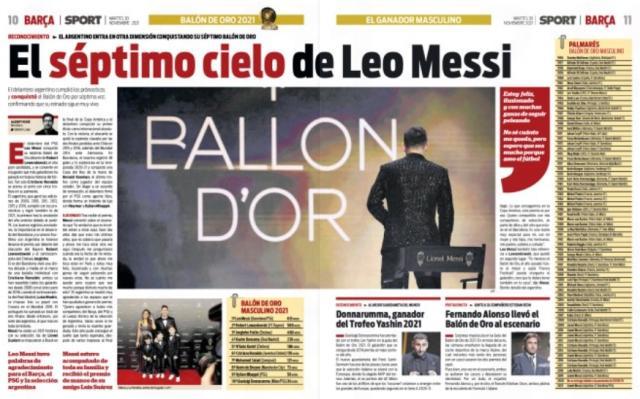 星空体育APP-王勤伯：梅西获奖之后，世界各大媒体这样报道……①